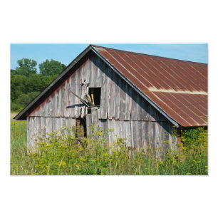 Old Weathered Barn Photo Print