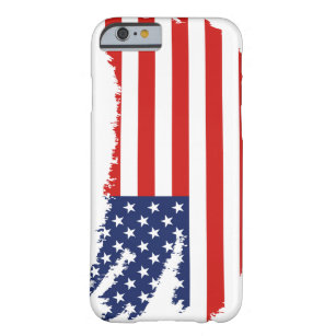 OLD WEATHERED GRUNGE STARS AND STRIPES USA FLAG   BARELY THERE iPhone 6 CASE