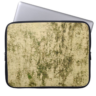 Old weathered retro vintage dark rusted grungy rou laptop sleeve