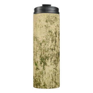 Old weathered retro vintage dark rusted grungy rou thermal tumbler