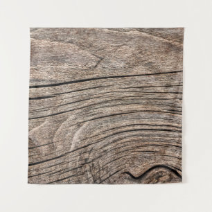 Old Weathered Rotten Cracked Knotted Coarse Wood G Tapestry