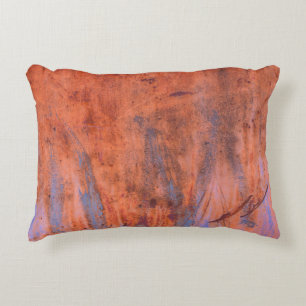 Old weathered rusty textureabstract, aged, aging,  accent pillow
