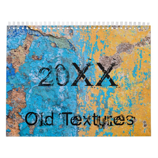 Old weathered surface calendar (Cover)