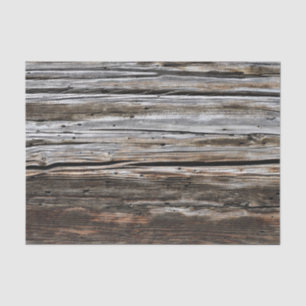 Old Weathered Wood Wall Texture Tissue Paper