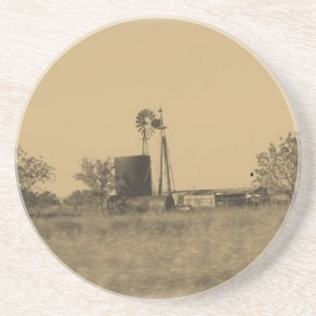 old west homestead coaster (Front)