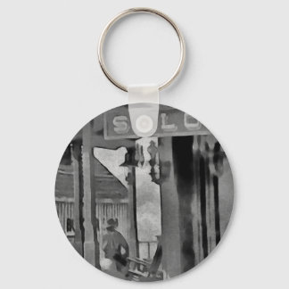 Old West Saloon Keychain