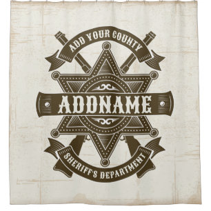 Old West Sheriff Deputy Rifles Badge Personalized