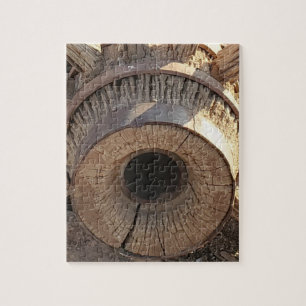 Old West Wagon Wheel Photo  Jigsaw Puzzle