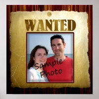 Old West Wanted Vintage Poster