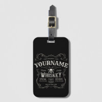Old Whiskey Label Personalized Vintage Liquor Bar 