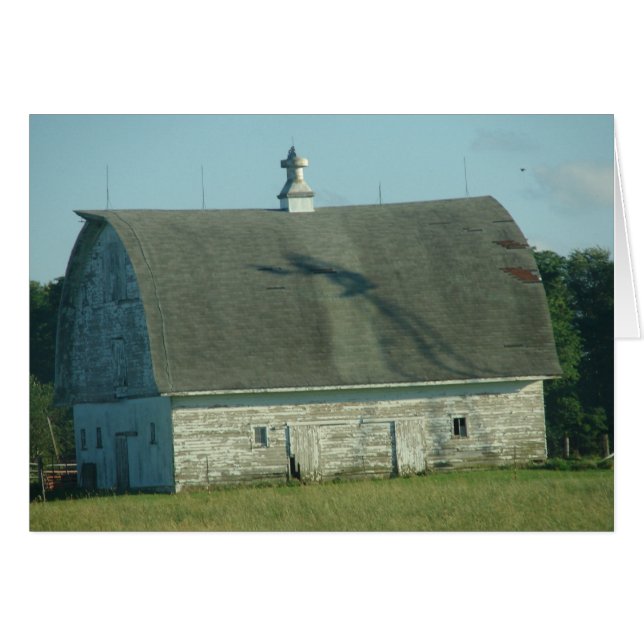 Old White Barn (Front Horizontal)