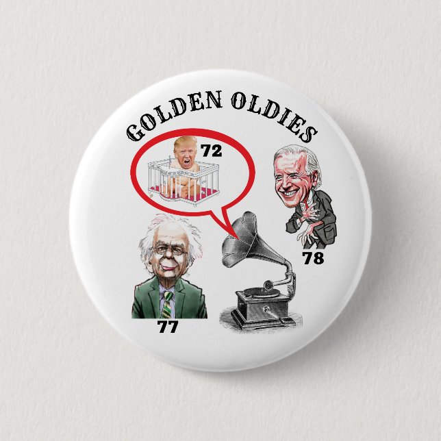 Old White Men for President 2 Inch Round Button (Front)