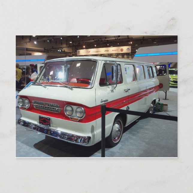 Old White Van Postcard (Front)