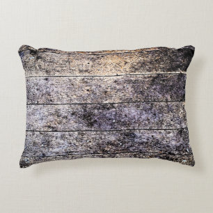Old white wooden texture background. Colour stain Accent Pillow