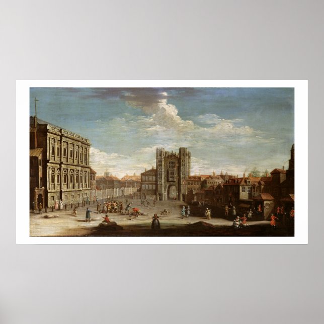 Old Whitehall and the Privy Garden Poster (Front)