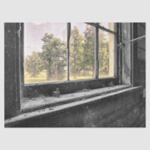Old Window Decoupage 