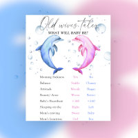 Old Wives Tales Gender Reveal Board 