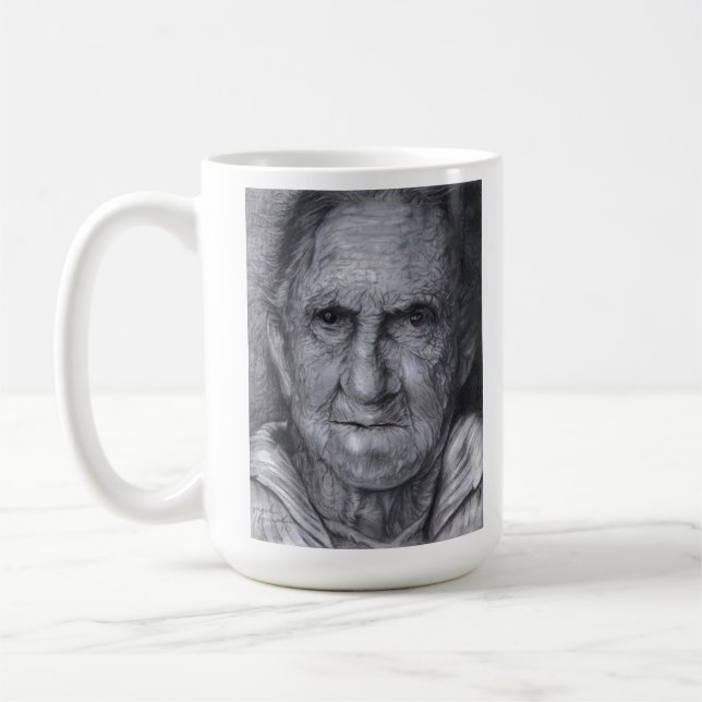 Old Woman Coffee mug (Left)