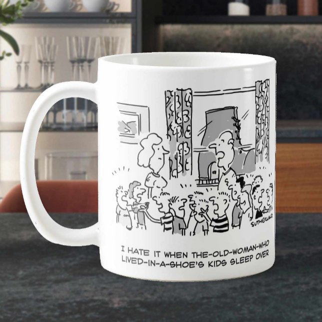 Old Woman Who Lived in a Shoe Sleepover. Funny Coffee Mug (Creator Uploaded)