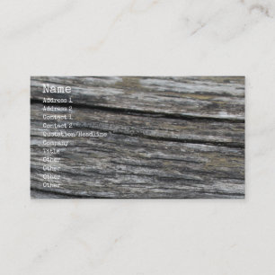 Old Wood Business Card