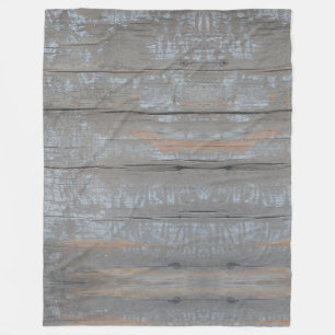 old wood planks fleece blanket