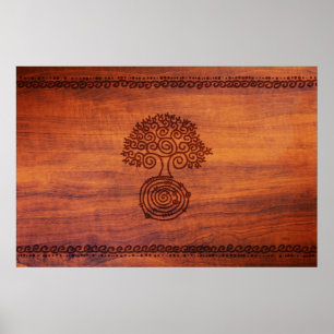 Old Wood Poster