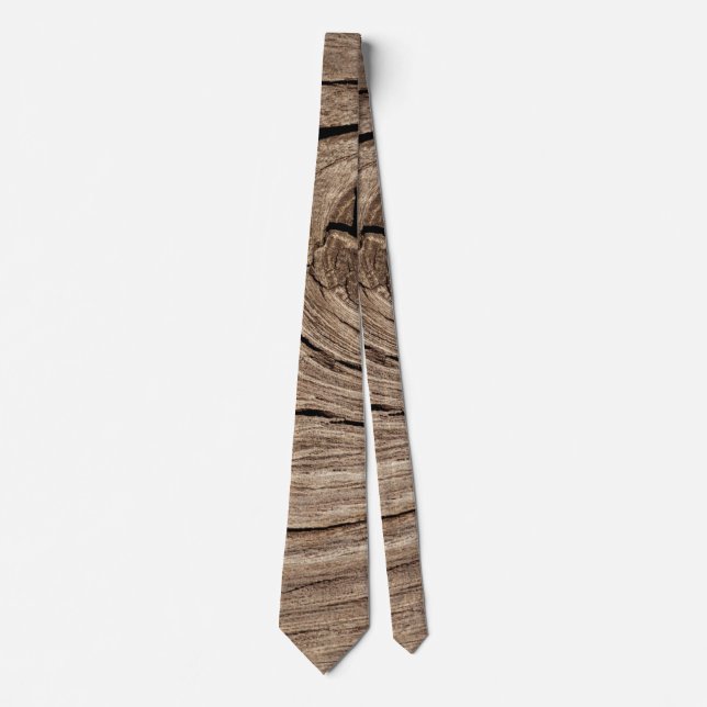 old wood, vintage tie (Front)