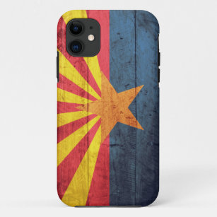 Old Wooden Arizona Flag Case-Mate iPhone Case