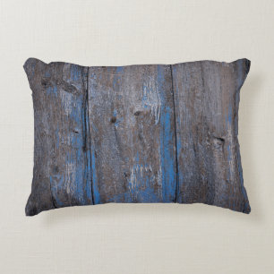 Old wooden background. Grunge textureabstract, anc Accent Pillow