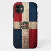 Old Wooden Dominican Republic Flag