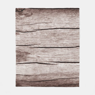 Old wooden floor with cracks,  Old wooden texture  Fleece Blanket