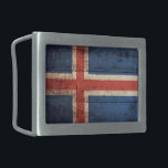 Old Wooden Iceland Flag Belt Buckle<br><div class="desc">You'll love this cute Icelandic flag design from FlagWare; Iceland! Great for gifts! We offer custom cases, sleeves, and skins for many electronics and smart phones including iPhone, iPod, iPad, Blackberry, & Samsung Galaxy S. Search our site for gift ideas such as pillows, belt buckles, clocks, ties, and hats. Icelander;...</div>