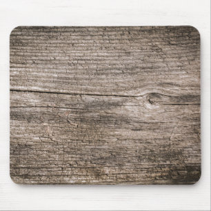 Old wooden planks mouse pad