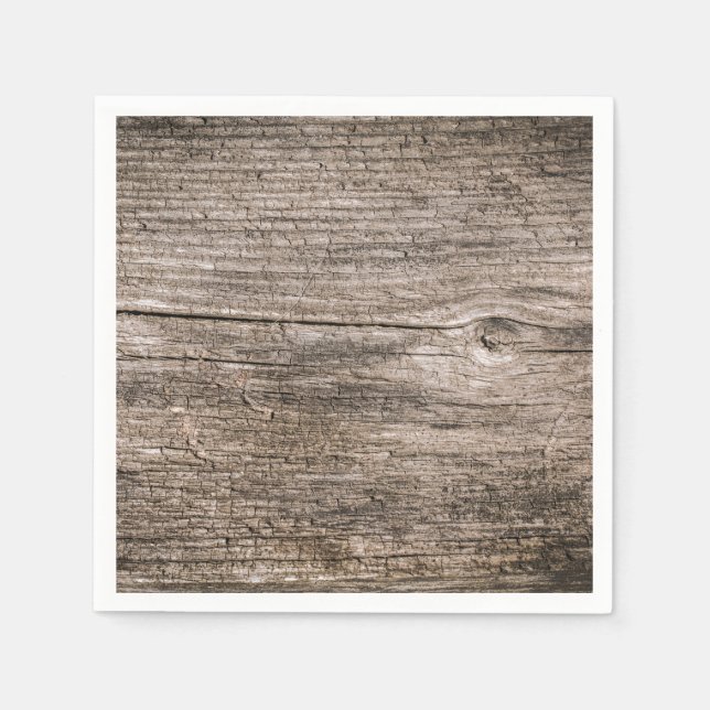 Old wooden planks napkin (Front)