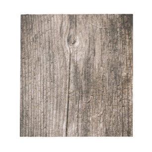 Old wooden planks notepad