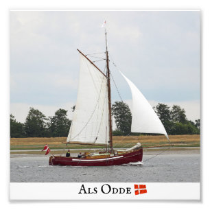 Old Wooden Ship Als Odde/Denmark Photo Print! Print