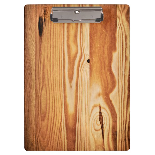 Old Wooden Table Background Clipboard (Front)