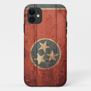 Old Wooden Tennessee Flag iPhone 5 Case