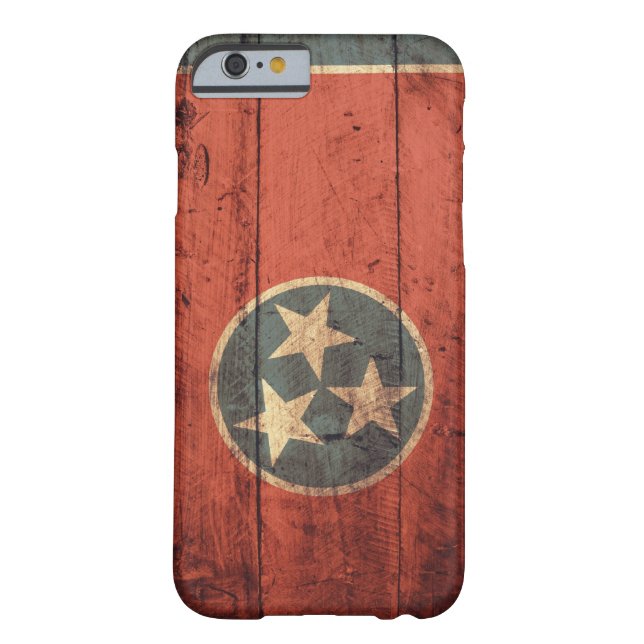 Old Wooden Tennessee Flag iPhone 6 case (Back)