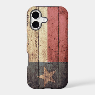 Old Wooden Texas Flag;