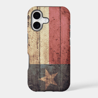 Old Wooden Texas Flag;