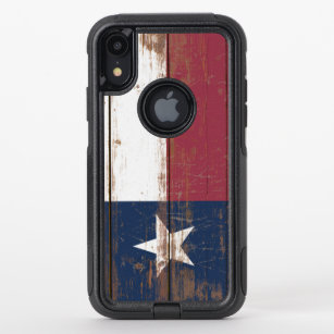 Old Wooden Texas State Flag OtterBox Commuter iPhone XR Case