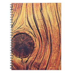 Old wooden texture as background. Vintage colorsst Notebook