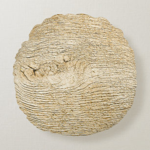 Old wooden texture paint tracesabstract, aged, ant round pillow