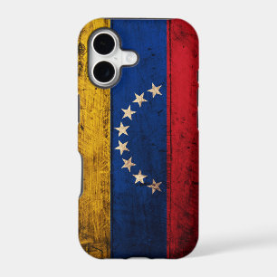 Old Wooden Venezuela Flag