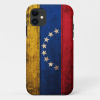 Old Wooden Venezuela Flag