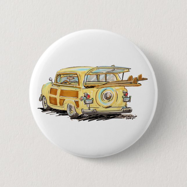 oLd wOOdY 2 Inch Round Button (Front)