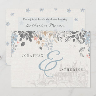 Old World Charm Bridal Shower Invitation
