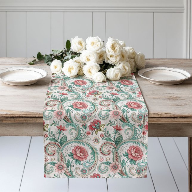 Old-World Charm Floral Runner Victorian Style (Old-World Charm Floral Runner Victorian Style)
