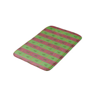 Old World Christmas Tree Pattern Evergreen Bath Mat